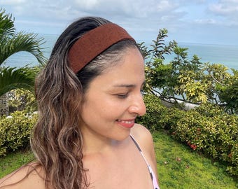 Handcrafted Cotton Blend Headband, Ecuadorian Design