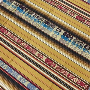 Boho Table covers, Table centerpiece, Handmade table cover, Ecuadorian tablecloth, Yellow table cover, Multicolor tablecloth