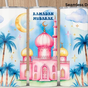 Islamic Tumbler Wrap Sublimation, Muslim Religious 20 oz Skinny Tumbler Design PNG, Motivational Faith Tumbler, Islamic Gifts, Digital File