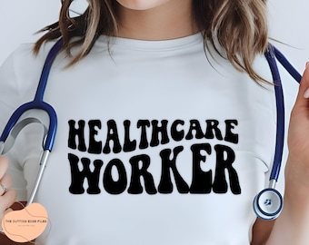 Healthcare Worker SVG, Nurse PNG Files for Cricut (Digital Files)