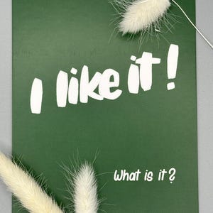 I Like It! What Is It?