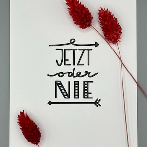 Jetzt oder nie