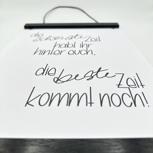 Printable-PDF l ,Die schönste Zeit habt ihr hinter euch' l schwarz weiss l minimalistisch l zum Selbstausdrucken l Digital