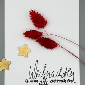 Weihnachtskarte I ‚Weihnachten ist, wenn alle zusammen sind‘ I A6 Karte mit Spruch I schwarz weiss l minimalistisch