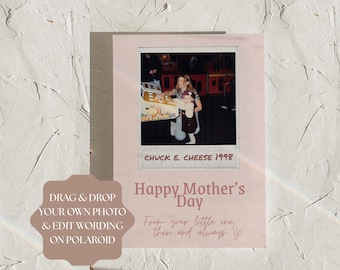 Personalized Mother's Day Photo Card, Custom Mothers Day Card, Happy Mother's Day Photo Card, Personalized Card For Mom, Custom Card For Mom