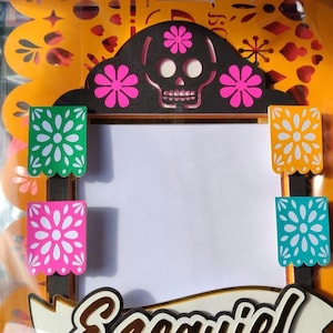 Portaretratos día de muertos - PNG para Cricut/Cameo - 3 variedades