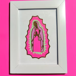 Virgen de Guadalupe, capas PNG, para cuadros o portaretratos