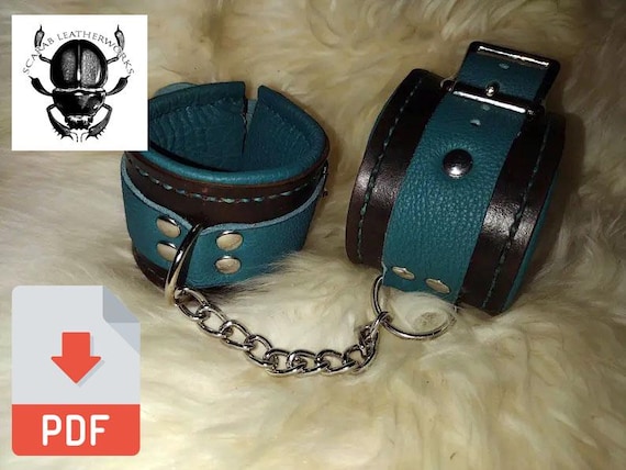 Leather Handcuff PDF Pattern - Etsy