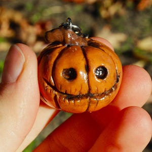 Pumpa nyckelring/ Halloween nyckelring/ söt nyckelring