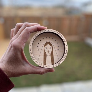 Wood Rosary Dish - First Communion Gift