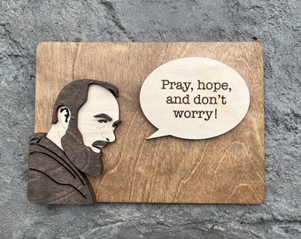 Padre Pio - Wall Wood Sign, Catholic Home Decor