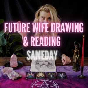 Personalized Future Wife Drawing and Future Wife Reading, Custom Psychic Portrait & Detailed Description
