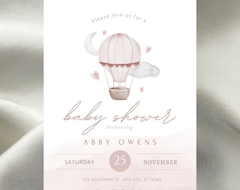 Baby Shower Invitation - Girl