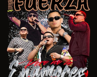 Archivo digital de diseño de camiseta Fuerza Regida, 300 DPI, archivo PNG listo para imprimir