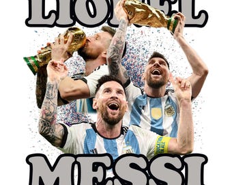 Lionel Messi TShirt Design Digital File, 300 DPI ,PNG file ready to print