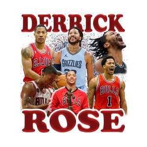 Archivo PNG de Derrick Rose, archivo de diseño, archivos digitales