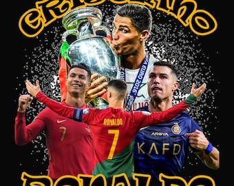 Cristiano Ronaldo TShirt Design Digital File, 300 DPI ,PNG file ready to print