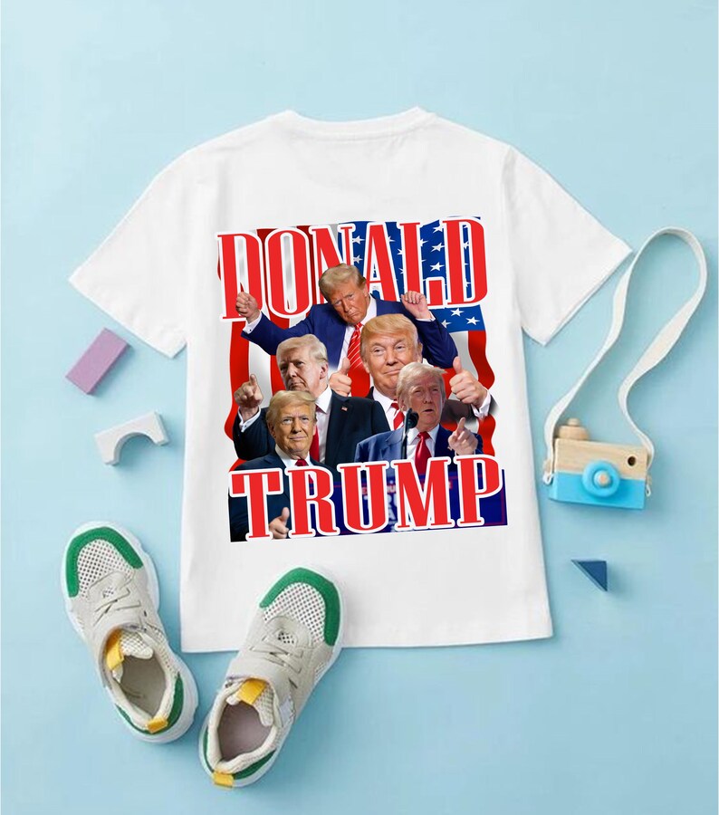 Trump Blue Lettering Donald Trump Tshirt Design Digital File, PNG File Ready to Print - Etsy ...