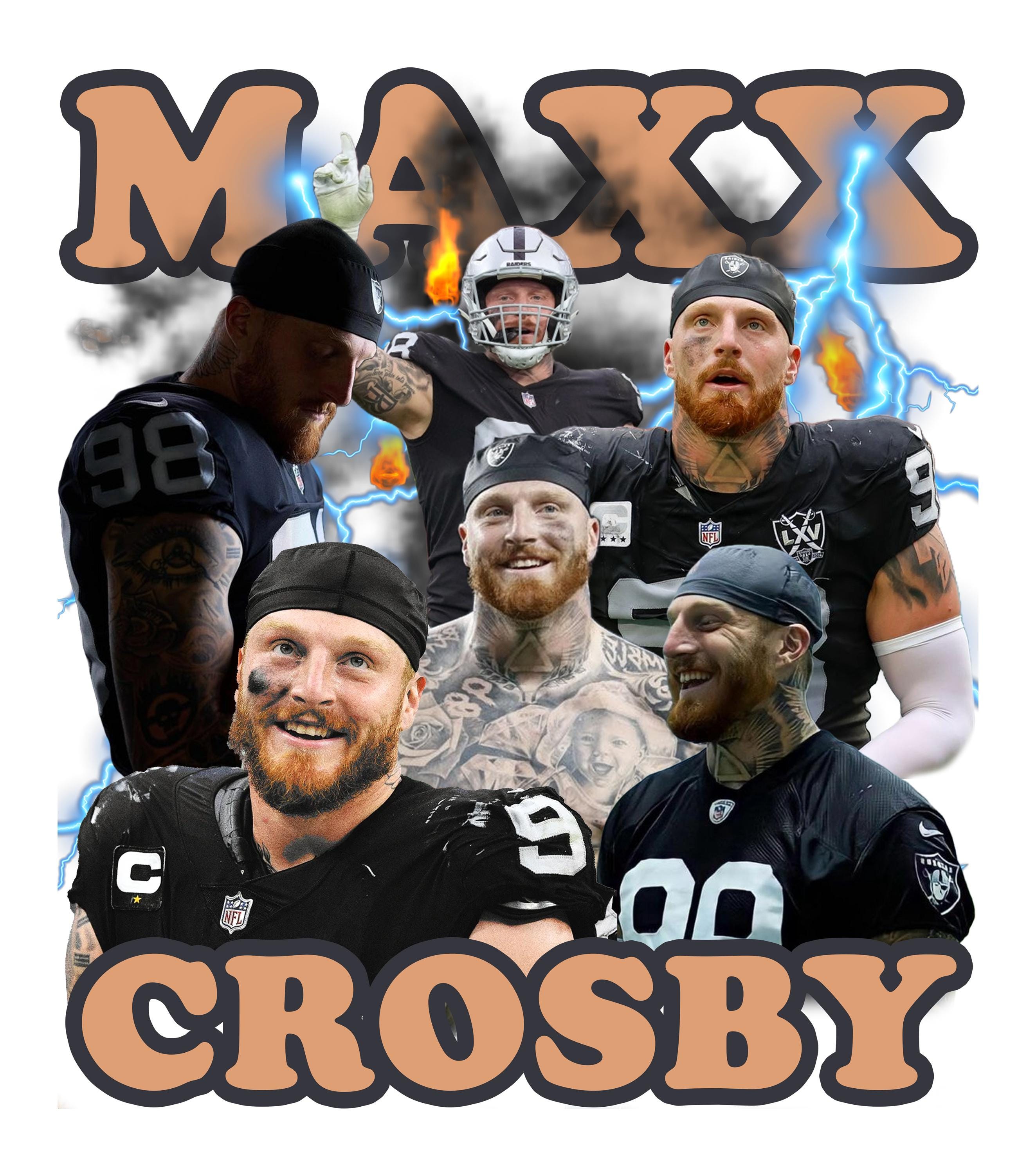 Max Crosby Jersey Raiders Maxx Crosby Las Vegas Raiders 98