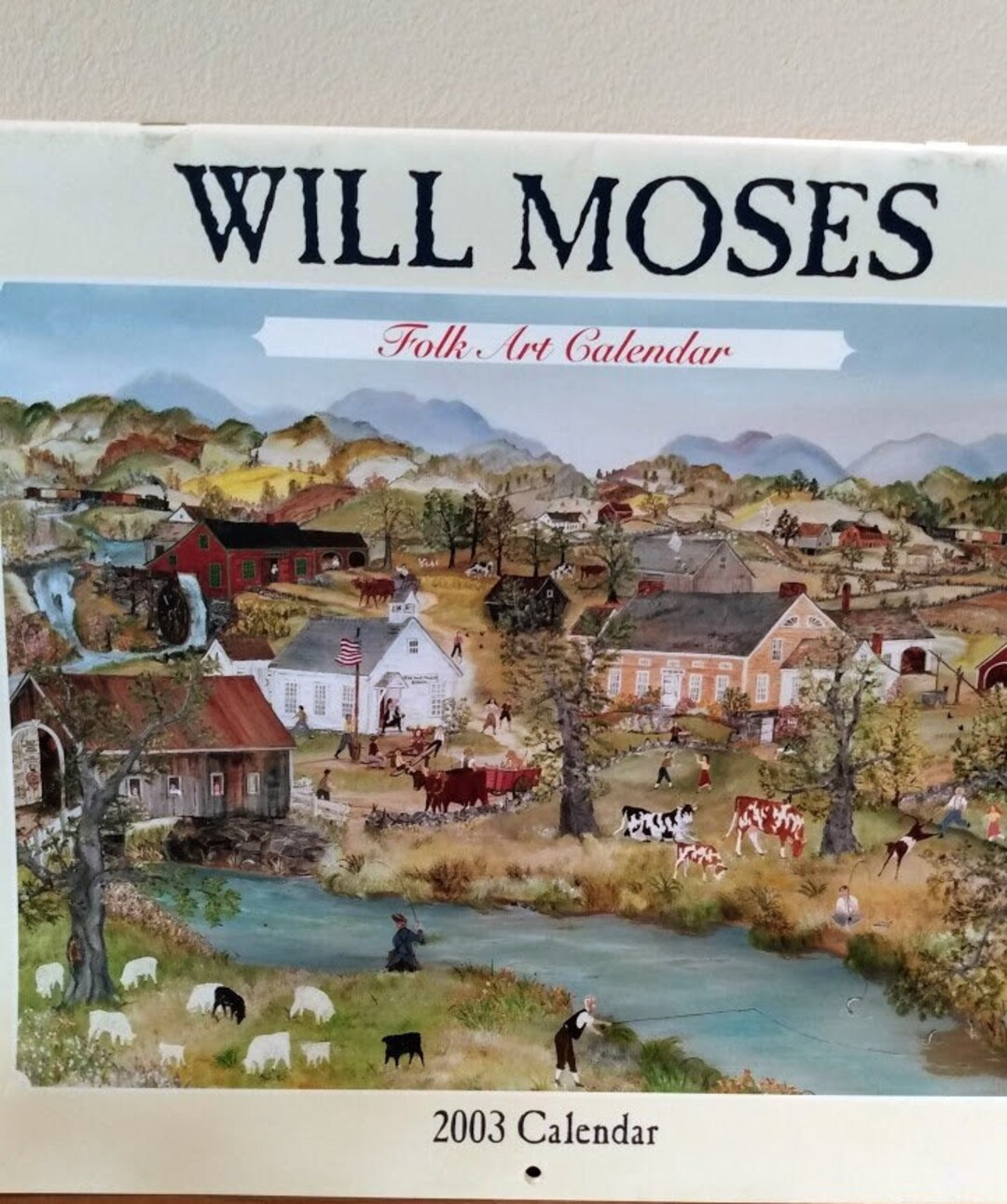 Will Moses. Calendar Year 2003. Folk Art Etsy