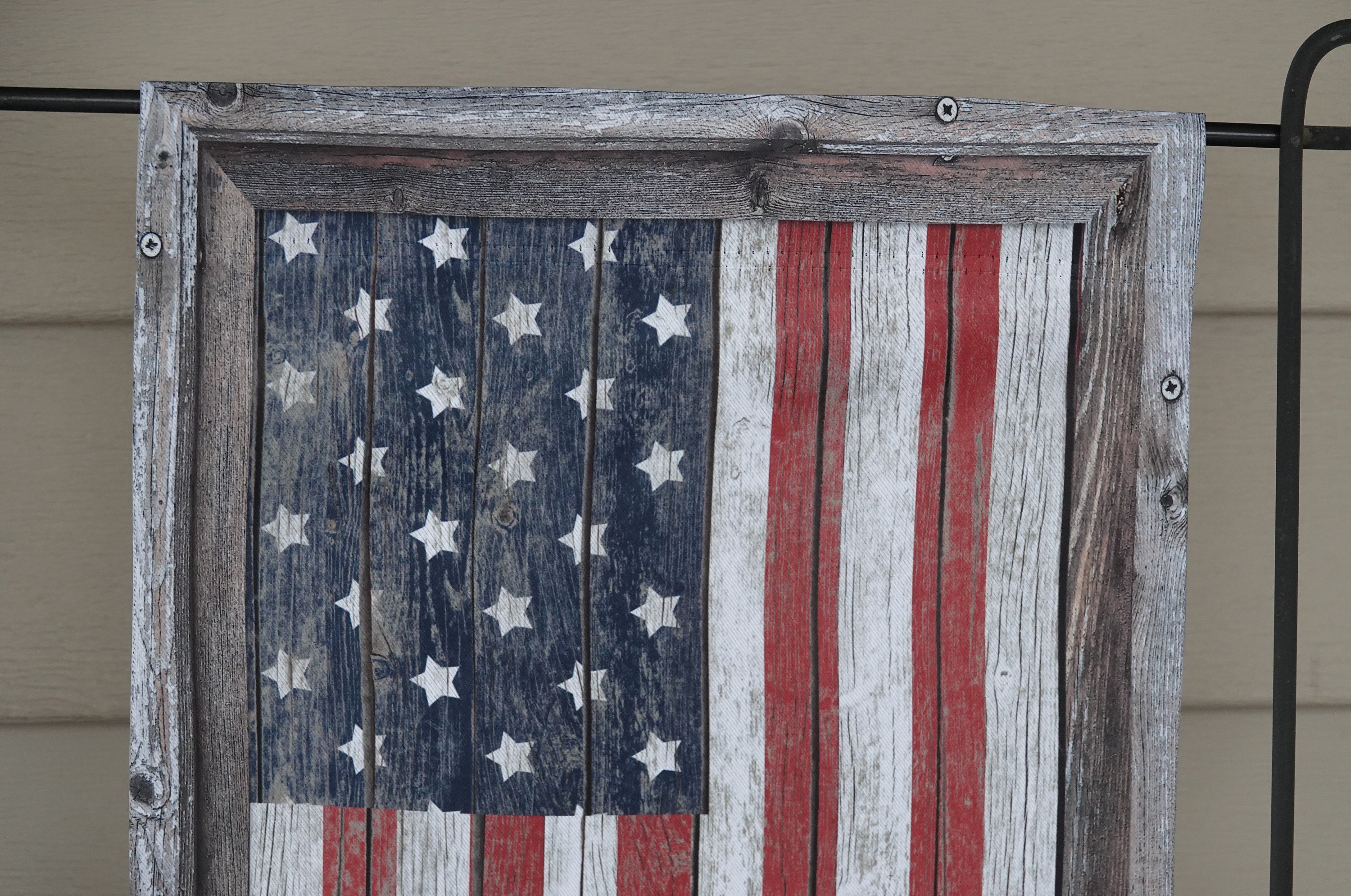 Bandera americana del jardín opcional tapón de goma & clip | Etsy