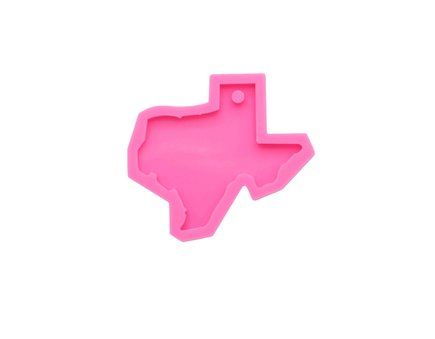 Texas Pink Silicone Key Chain Mold