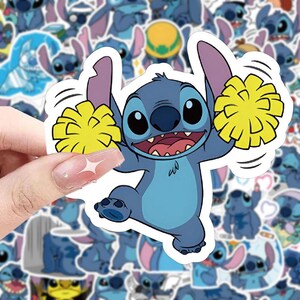 51PCS Lilo & Stitch Sticker Pack – Cute Cartoon Decals for Scrapbooking, Laptop, Skateboard, Water Bottle, Luggage - Kids DIY Fun