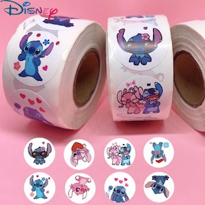 500PCS Lilo & Stitch Sticker Pack – Cute Cartoon Decals for Scrapbooking, Laptop, Skateboard, Water Bottle, Luggage - Kids DIY Fun