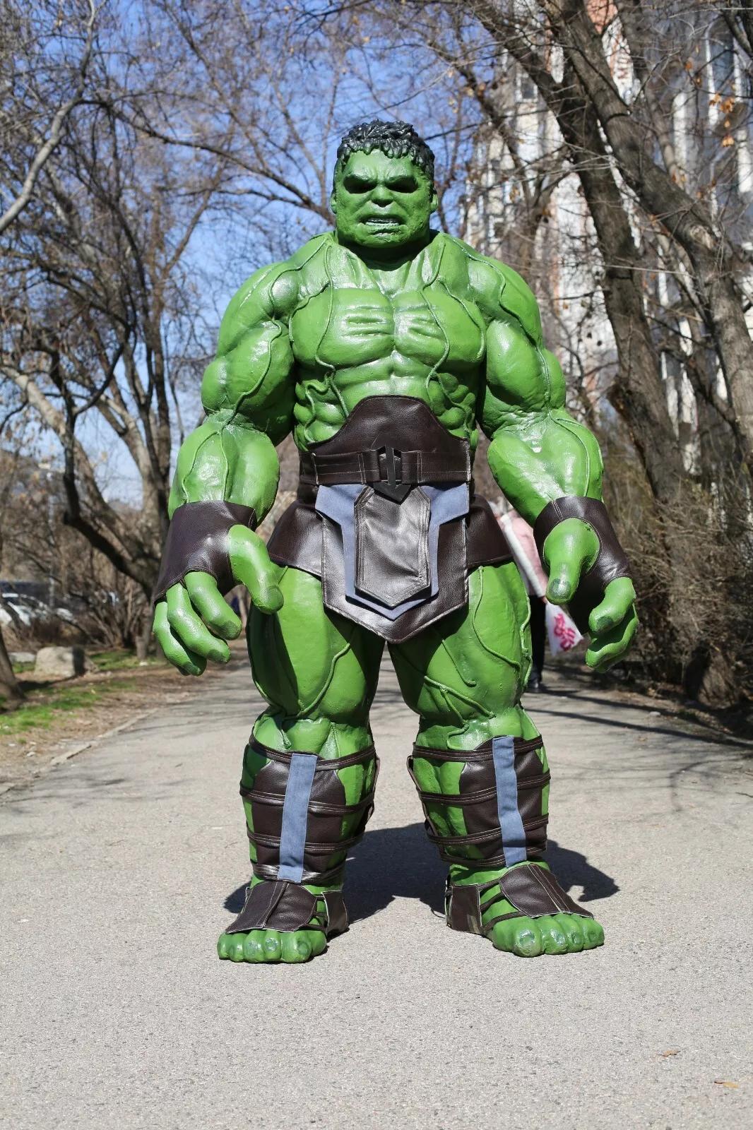 Hulk Adulto Abito Carnevale Hulk Hulk Costume Adult UK