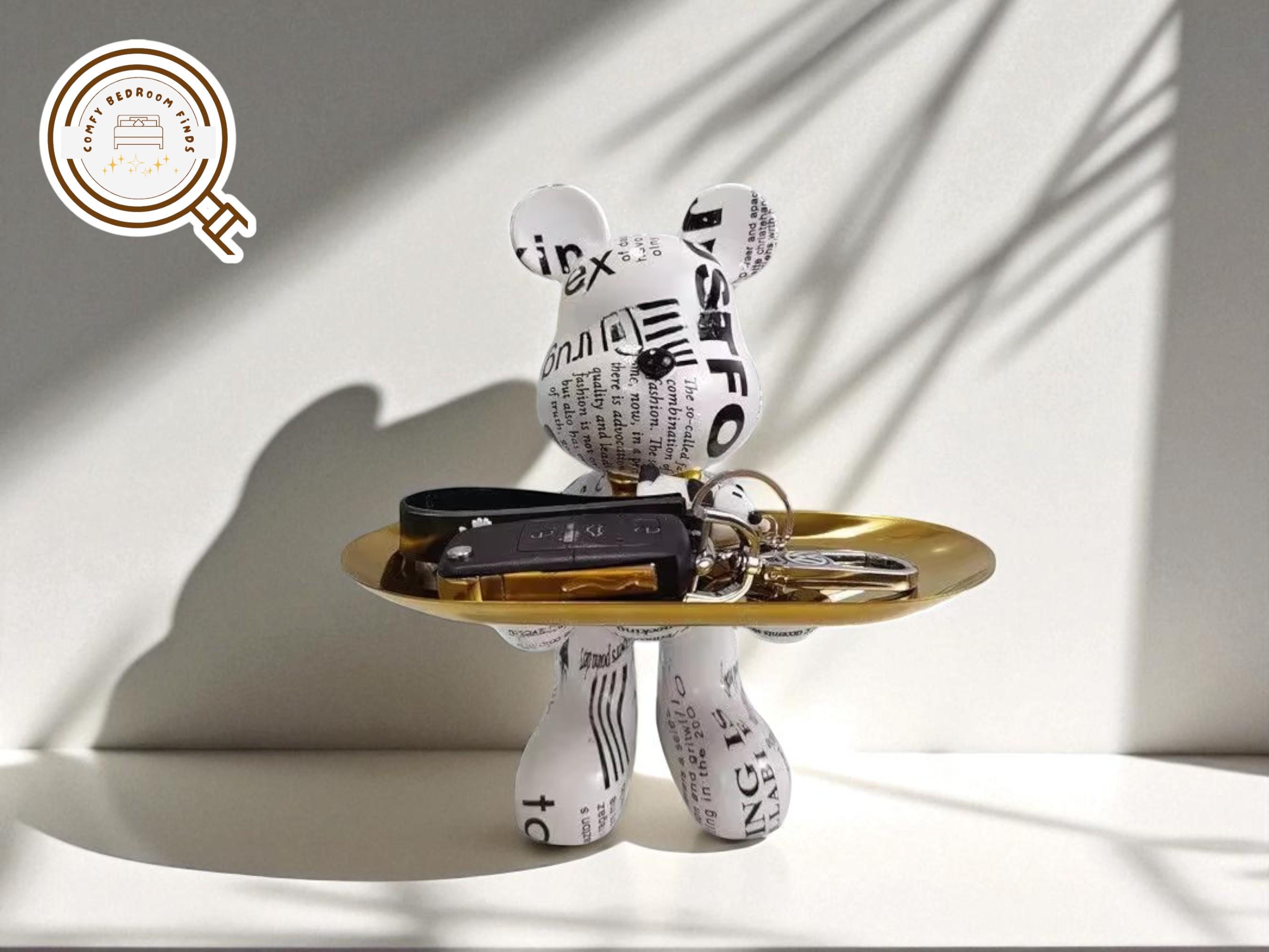 【英国アンティーク】ベアー飾り絵 Graffiti bear statue - Etsy 日本