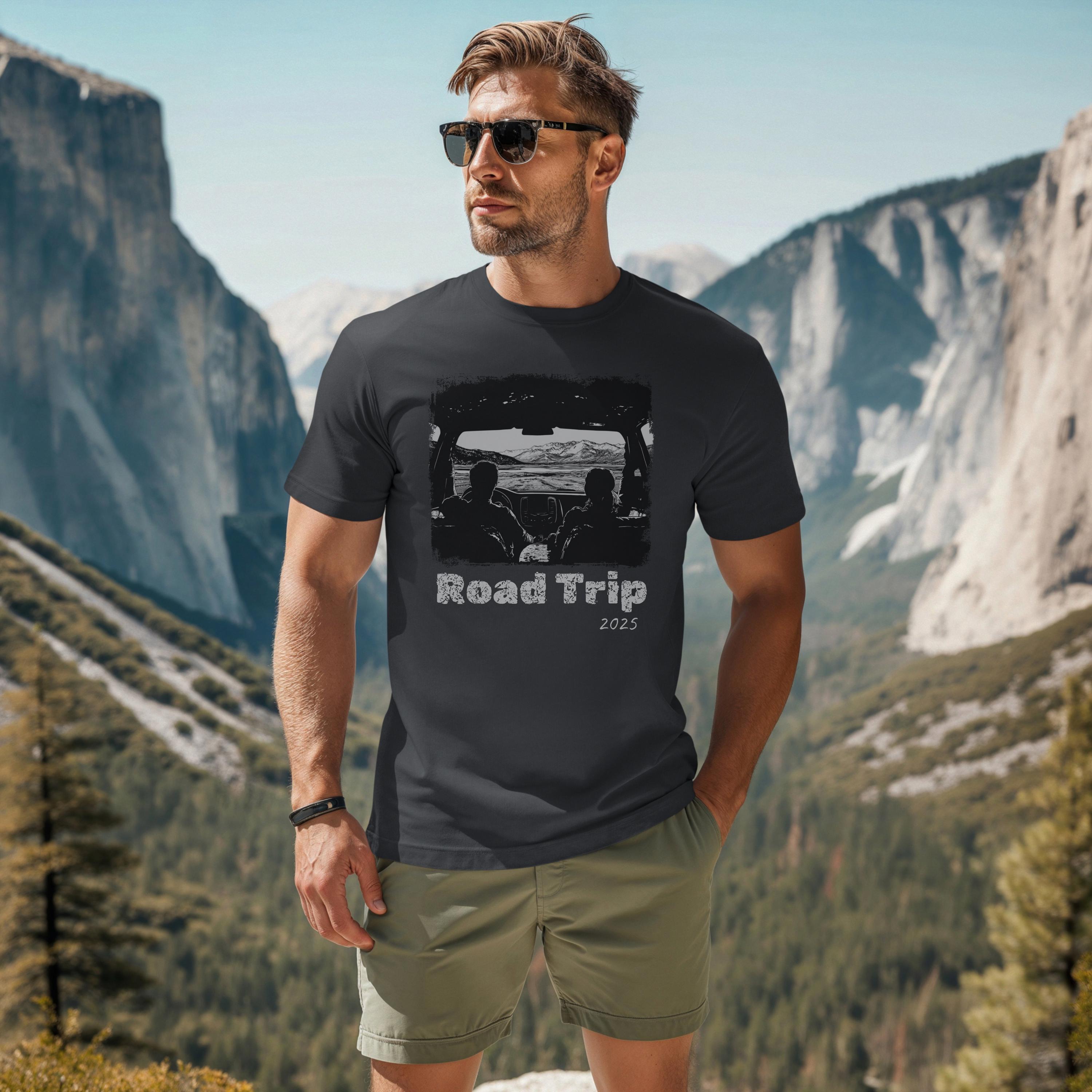 Mountain View Road Trip Tee | Adventure Travel T-shirt - Etsy