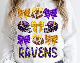 Coquette Ravens Png | Coquette Baltimore Png | Trendy Preppy Baltimore | Coquette Football | Baltimore Png | Ravens Png | Baltimore Game Day