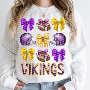 Coquette Vikings Png | Coquette Minnesota Png | Preppy Minnesota Png | Coquette Football | Minnesota Png | Vikings Png | Minnesota Game Day image 1