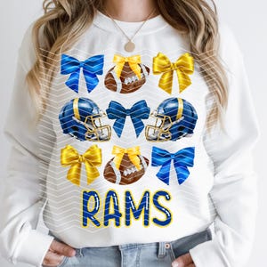 Coqueta Rams Png / Coqueta Los Angeles Png / Preppy Los Angeles Png / Coqueta Football / Los Angeles Png / Rams Png / Rams Game Day Png