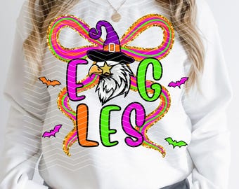 Eagles Halloween Png | Eagles Mascot Png | Eagles School Spirit | Preppy Eagles Png | Eagles Png | Coquette Eagles Png | Eagles Neon Png
