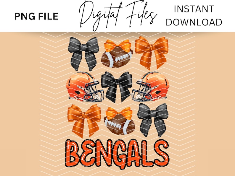 Coquette Bengals Png | Coquette Cincinnati Png | Preppy Cincinnati | Coquette Football | Cincinnati Png | Bengals Png | Cincinnati Game Day image 3