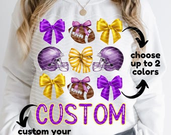 Custom Coquette Team Spirit | Custom Coquette School Spirit Png | Custom Team Mascot | Custom Coquette Png | Custom Coquette Football Team