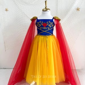 Prinzessin Schneewittchen Kleid für Mädchen, Altgriechisch Kleid für Kleinkind, Mädchen Prinzessin Kleid