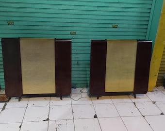 Vintage Wharfedale SFB/3-luidsprekers uit de jaren 50: 3-weg open klankbord