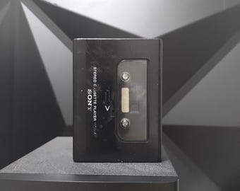カセットテーププレーヤー：ソニー ウォークマン WM-2 ブラック