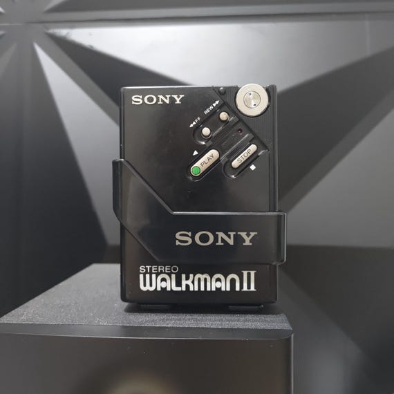 カセットテーププレーヤー：ソニー ウォークマン WM-2 ブラック