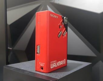 SONY WALKMAN II カセットプレーヤー 赤 SONY WALKMAN II カセットプレーヤー（赤）ジャンク - メルカリ