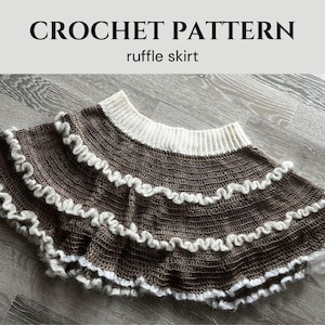Skirt crochet pattern, easy skirt pattern, ruffle skirt crochet pattern, mini skirt crochet pattern, summer skirt crochet pattern
