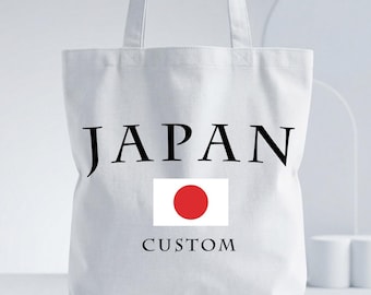 Bolso de mano de fútbol de Japón, bolso personalizado con el nombre del jugador, bolso de mano para aficionados a partidos internacionales, regalo de fútbol de Japón