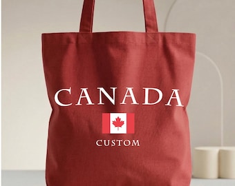 Bolsa de fútbol de Canadá, bolsa personalizada con el nombre del jugador, bolsa para aficionados a partidos internacionales, regalo de fútbol de Canadá