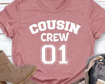 Personalized Cousin Crew T-Shirt: Custom Family Reunion Vacation Shirts