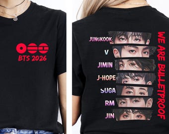 Camiseta de ídolo Kpop, camiseta para fans del K-pop, camiseta para fans de grupos musicales, camiseta de ídolo estilo anime, camiseta de boy band, camiseta de regalo para fans