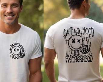Ain't No Hood Like Hood Father T-Shirt, Funny Dad Sweatshirt, Fathers Day Gift, Cool Dad Shirt, Rock and Roll Dad Hoodie, Hood Father Shirt