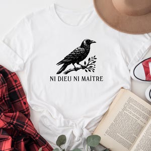 Ni Dieu Ni Maître Shirt, Anti-Authoritarian Shirt, No God No Master Sweatshirt, Anti Trump Shirt, Leftist Protest Shirt, Anarchist T-shirt