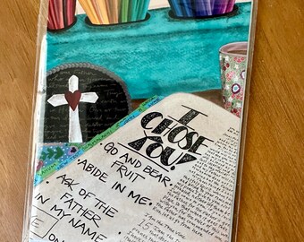 Bible Journaling Folded Notecard: I Chose You, John 15
